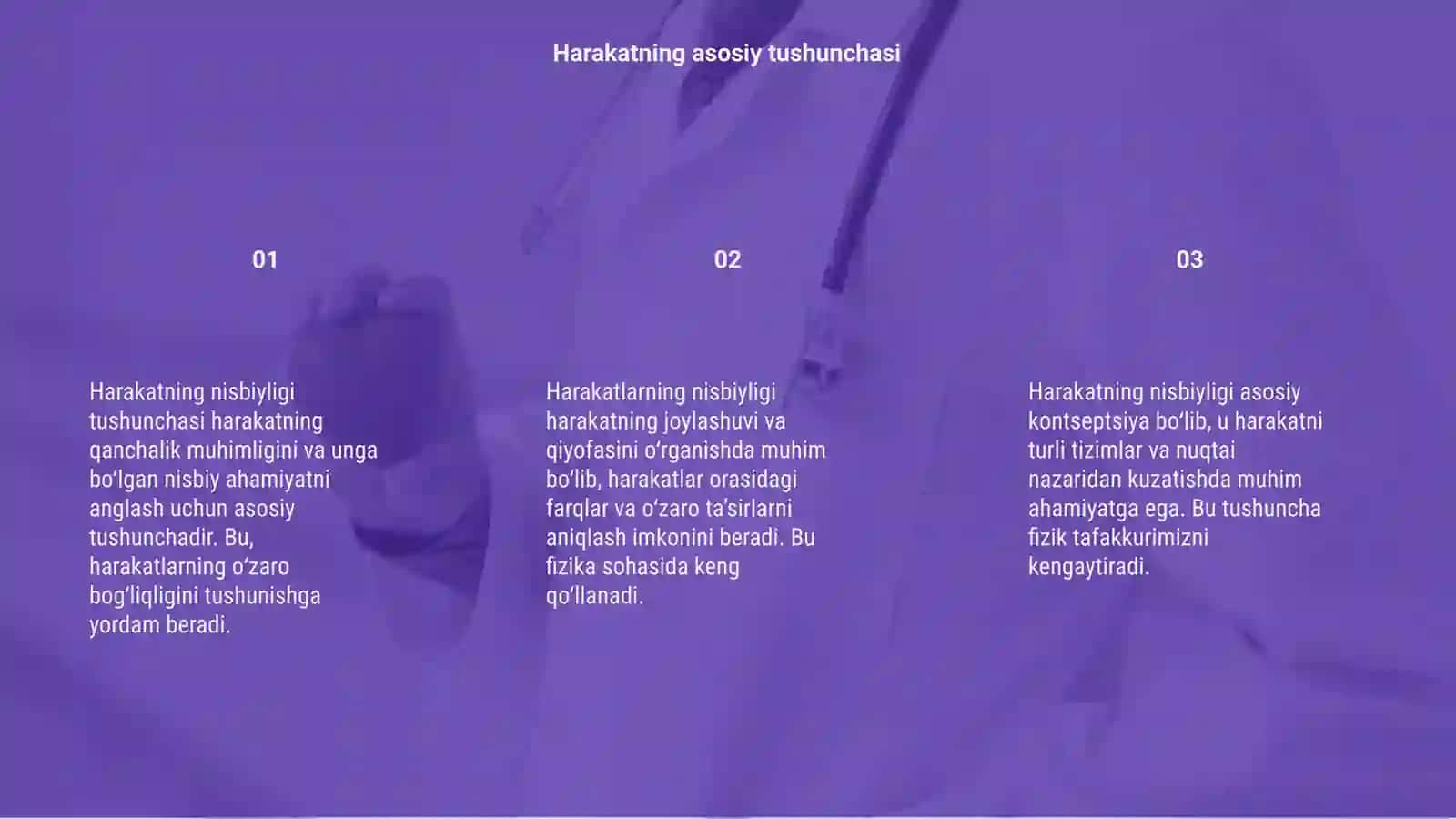 Harakatning nisbiyligi 3