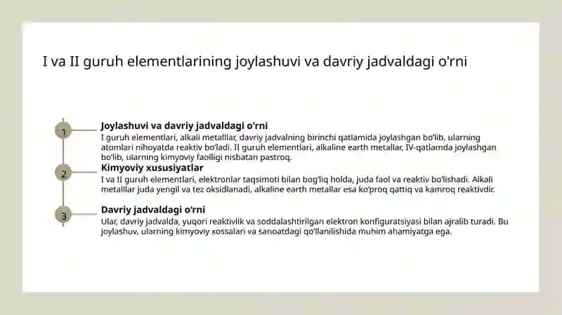 I va II guruh elementlarining xossalar 3