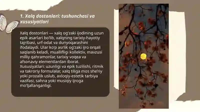 Xalq dostonlari va ularning turali 3