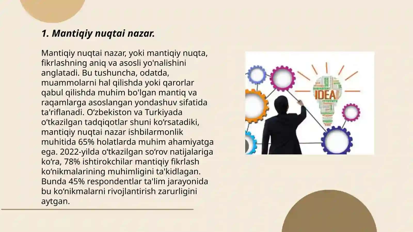 Mantiqiy nuqtai nazar 3