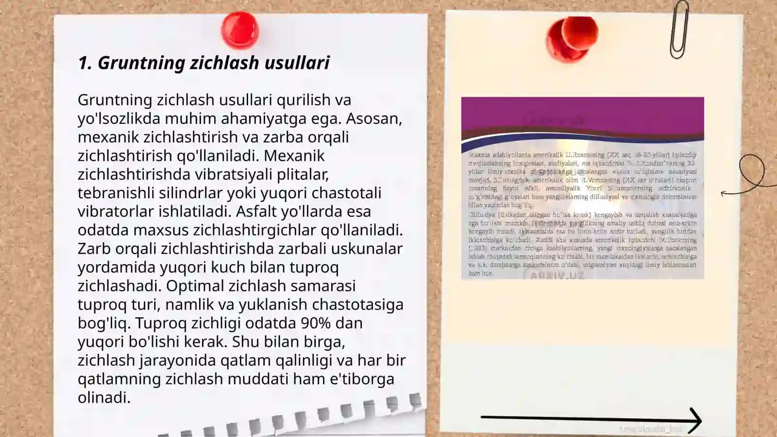 Gruntni zichlash va trambovka qilish 3