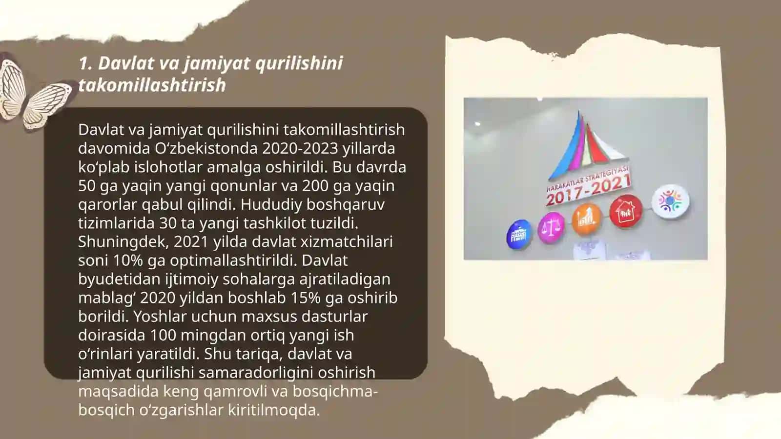 O'zbekiston Respublikasini yanada rivojlantirish bo'yicha Harakatlar strategiyasi 3