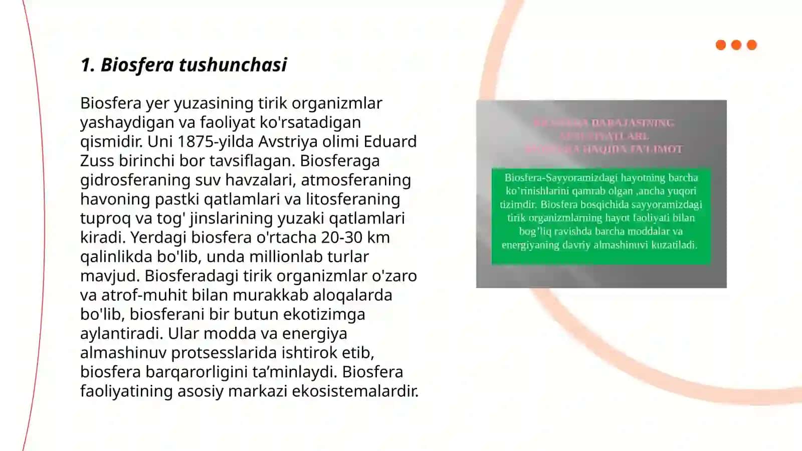 Biosfera haqida tushuncha 3