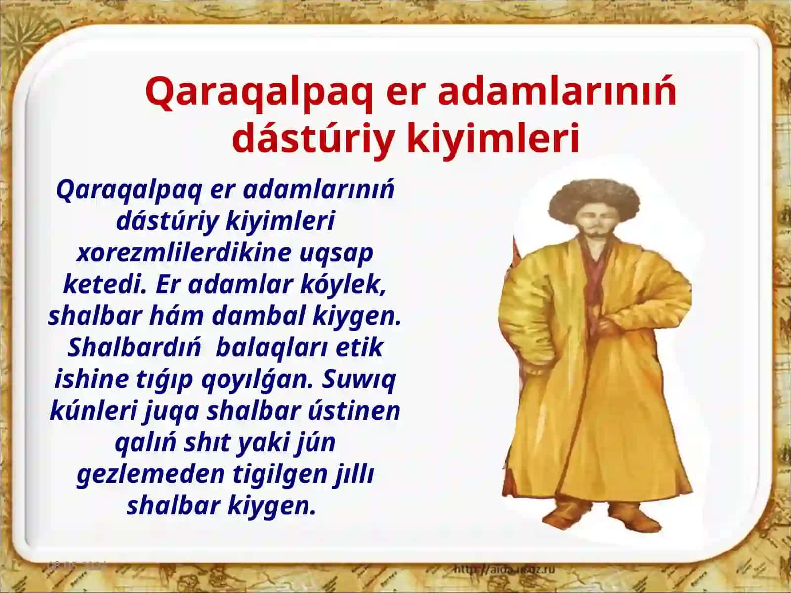 QARAQALPAQ MILLIY KIYIMLERI 3