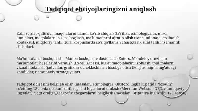 Lugʻat ustida ishlash metodikasi 3
