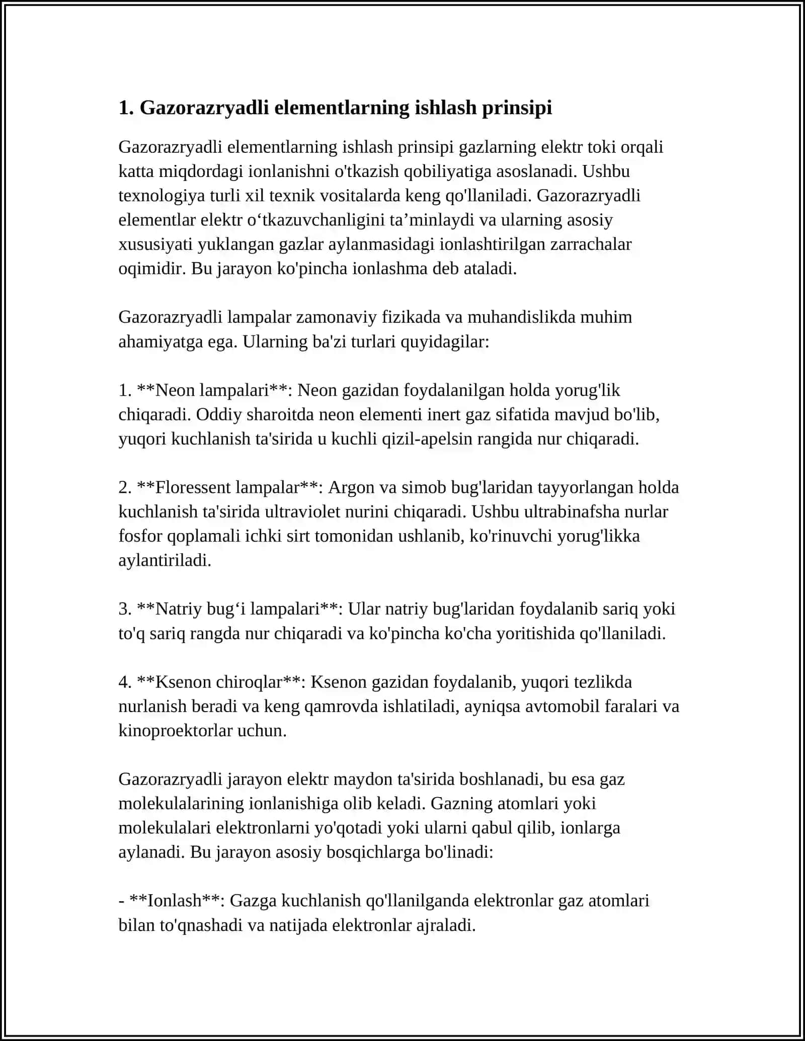 GAZORAZRYADLI ELEMENTLAR 3