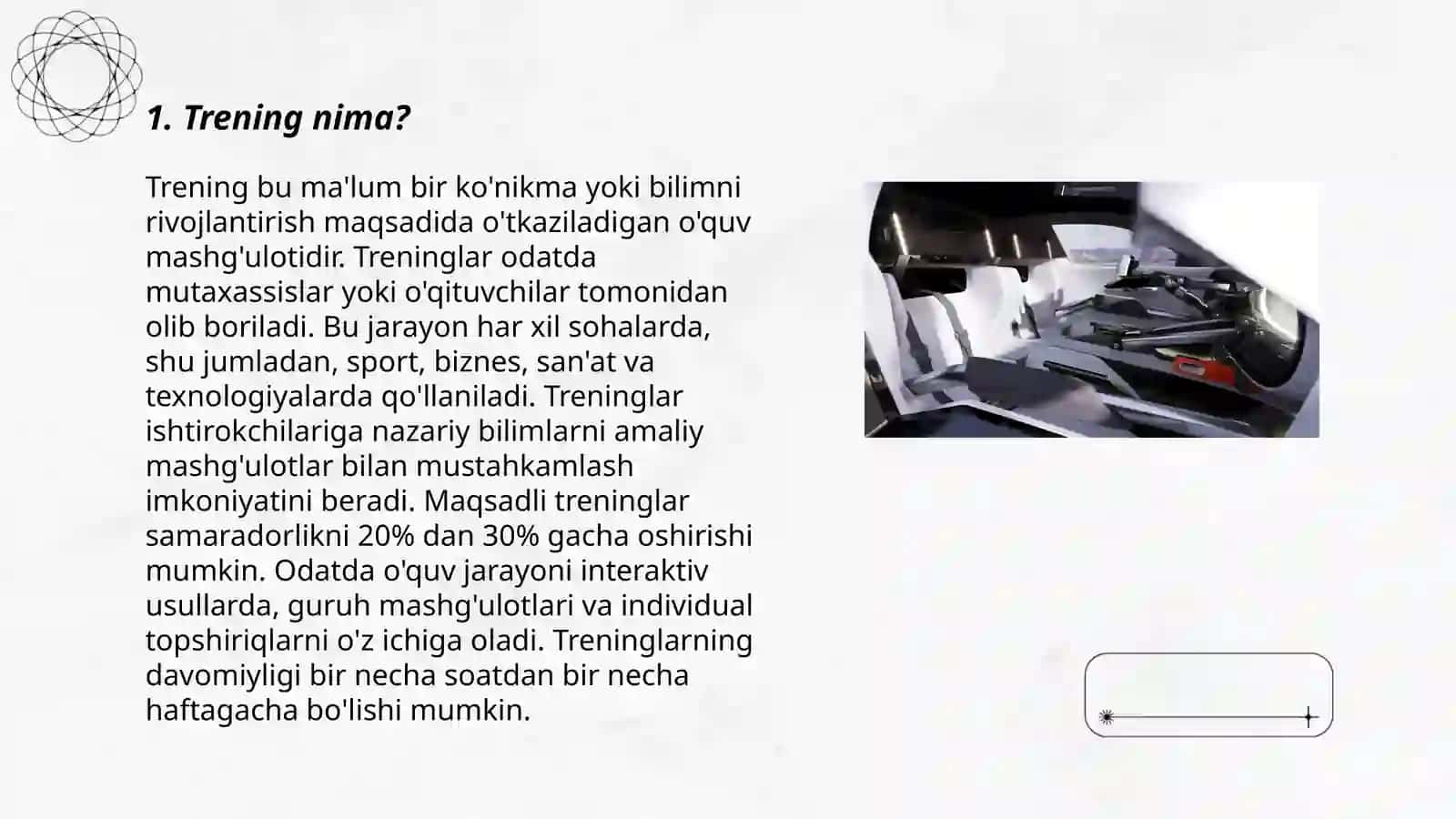 Trening haqida tushuncha 3