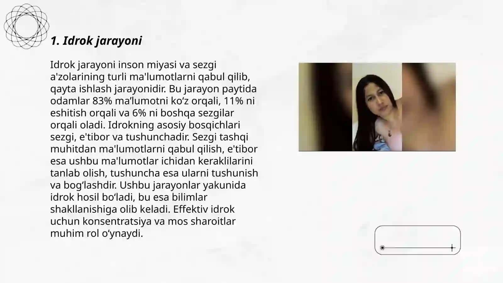 Psixik jarayonlarni vujudga kelishi 3