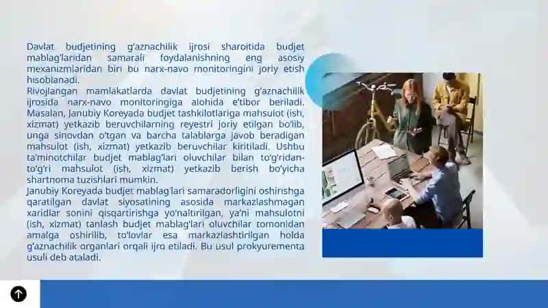 G'aznachilikda Narxlar monitoringgi 3