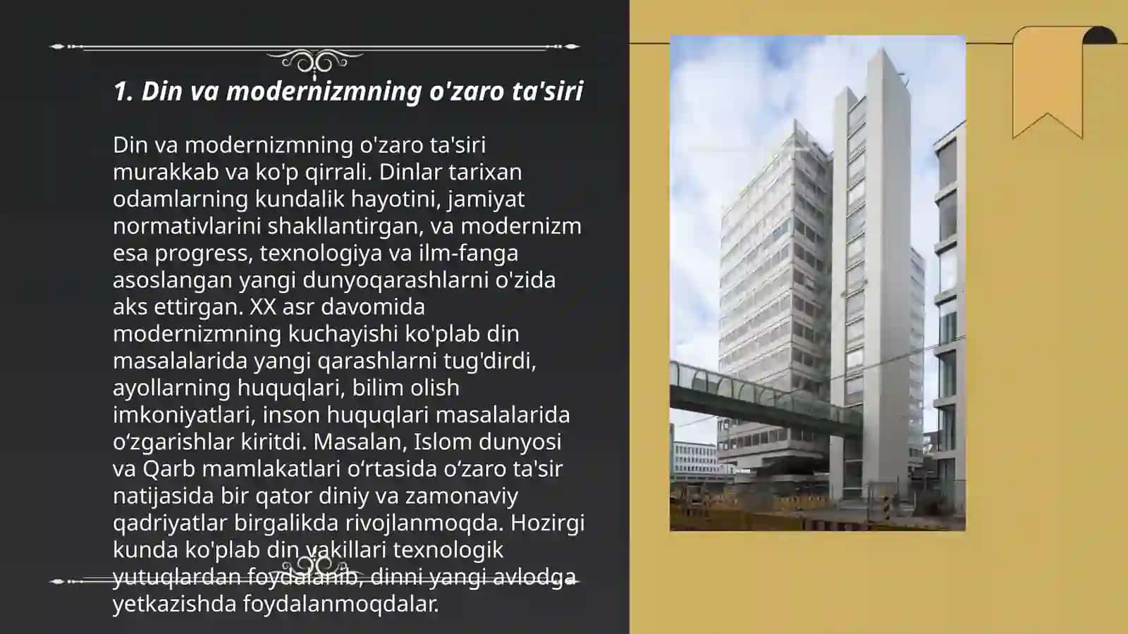 Din va modernizm 3