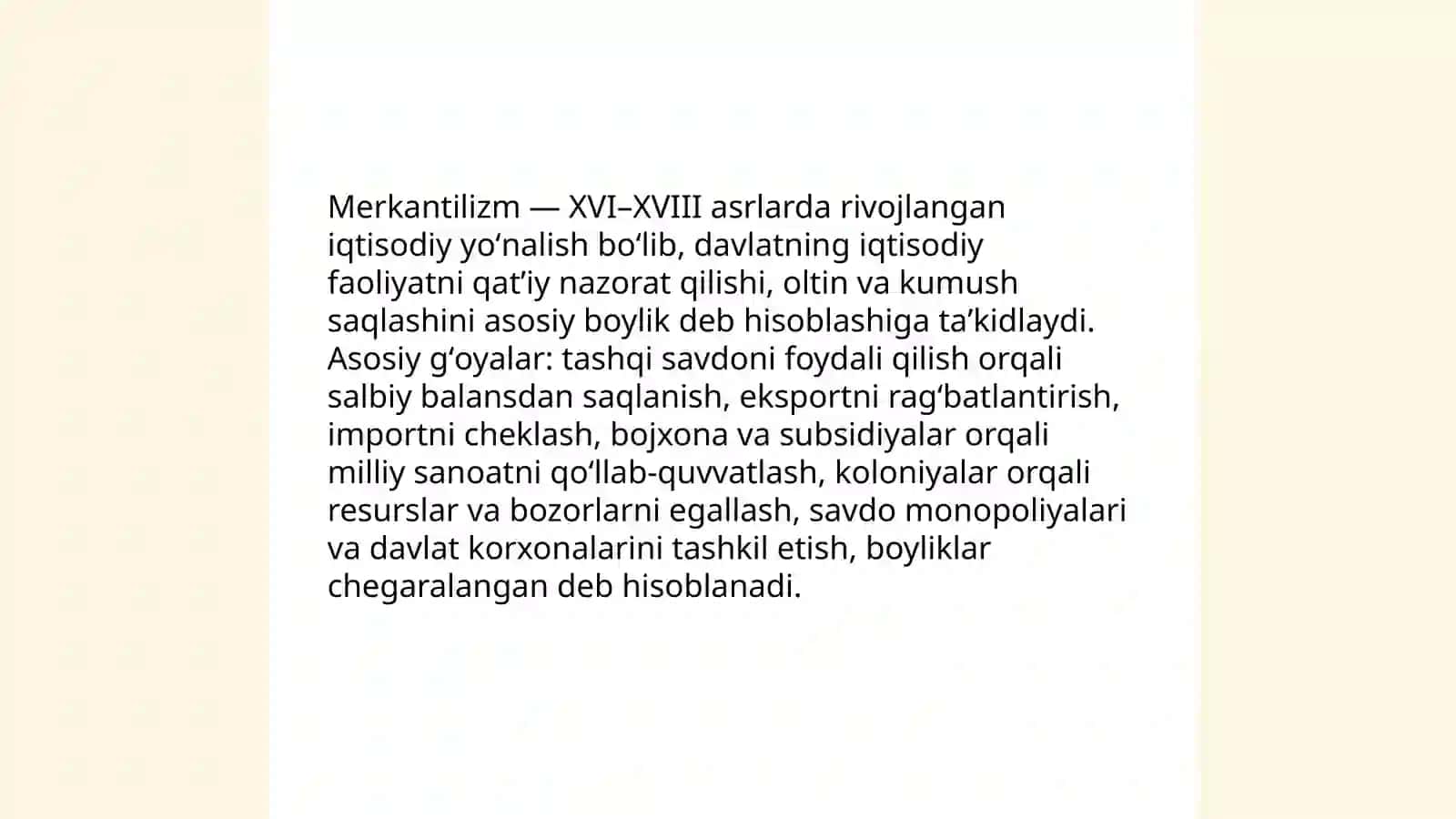 Iqtisodiy nazaryada tarixiy maktablar 3