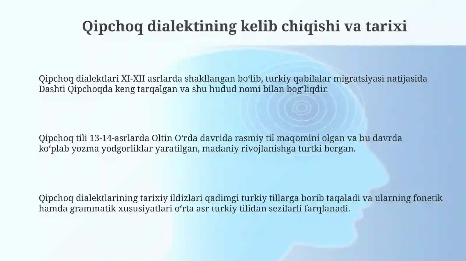 Qipchoq lahjasi 3