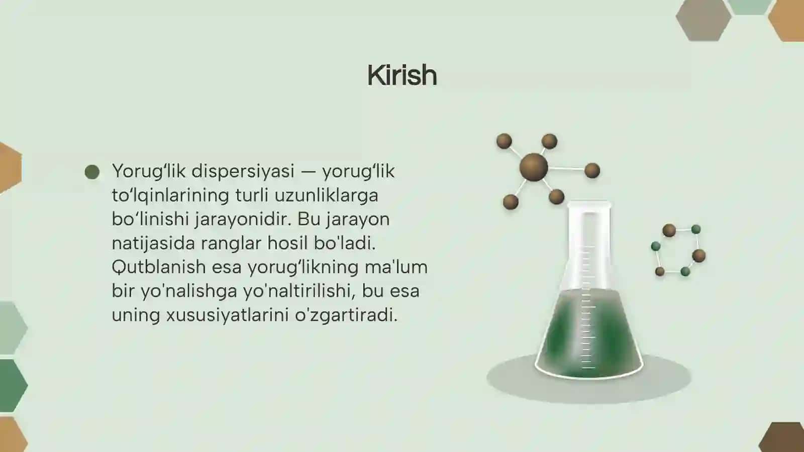 Yorugʻlik dispersiyasi va qutblanish 3