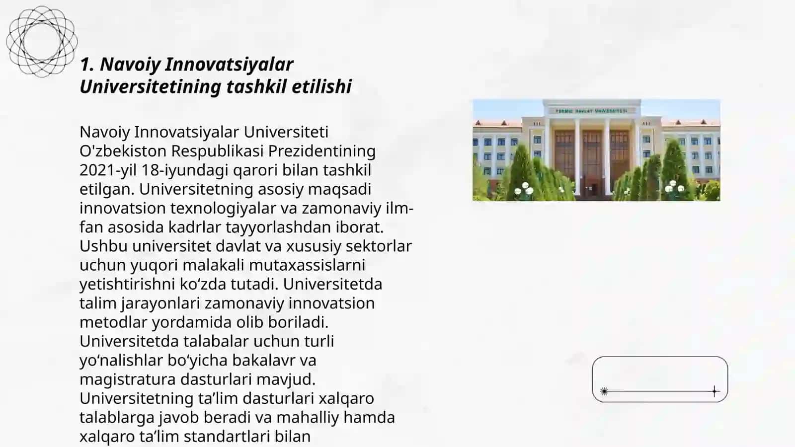 Navoiy Innovatsiyalar Universiteti 3