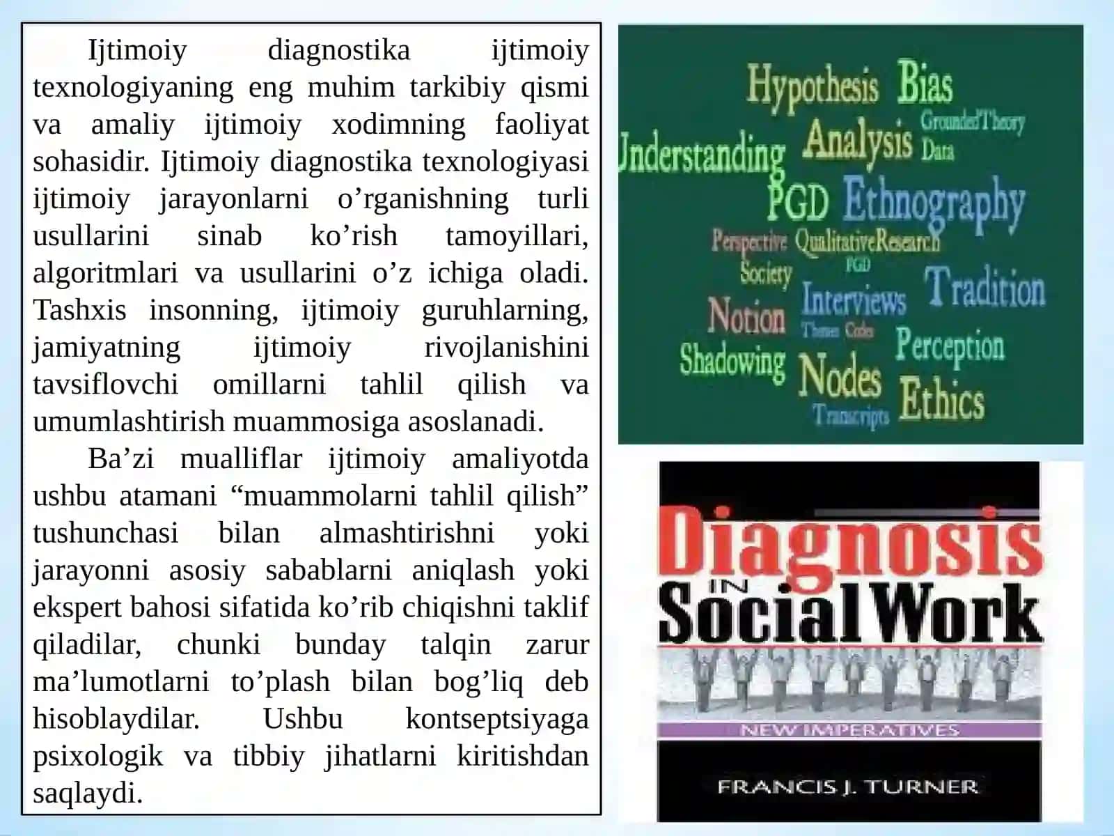 Ijtimoiy diagonoz jarayonini tashkillashtirish 3
