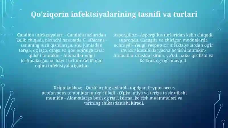 Zamburugʻ Infeksiyalari (Kandidoz,Aspergillez) 3