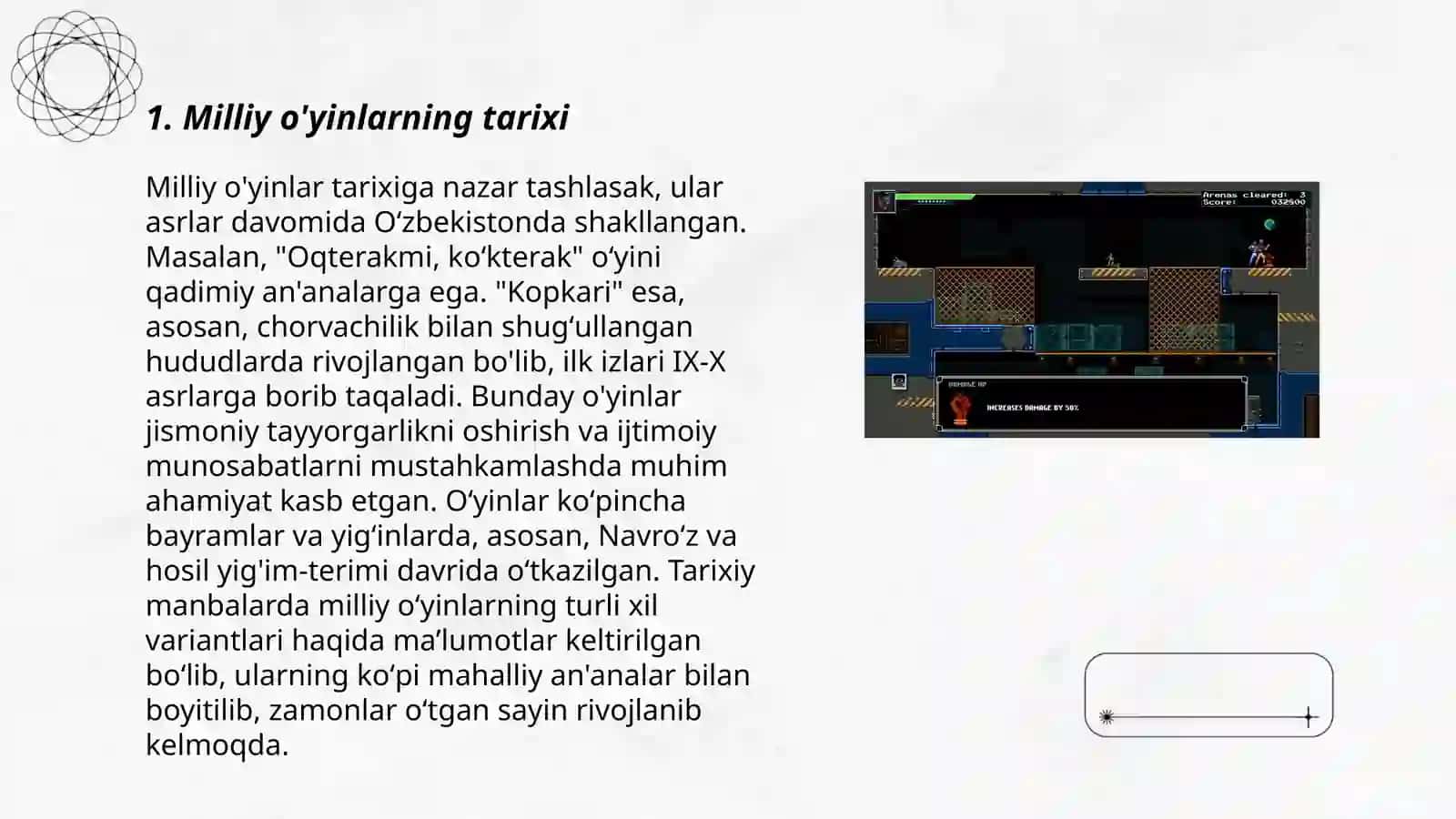 Milliy va harakatli o'yinlar 3