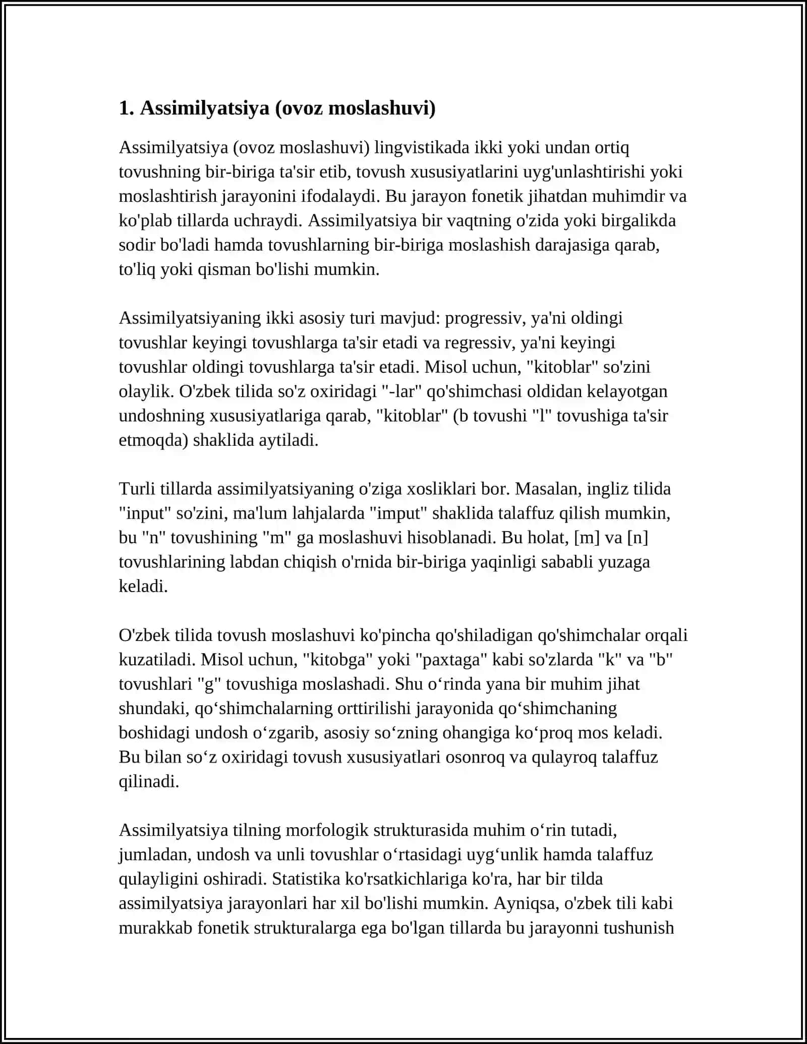 NUTQ TOVUSHLARINING FONETIK OʻZGARISHLARI 3