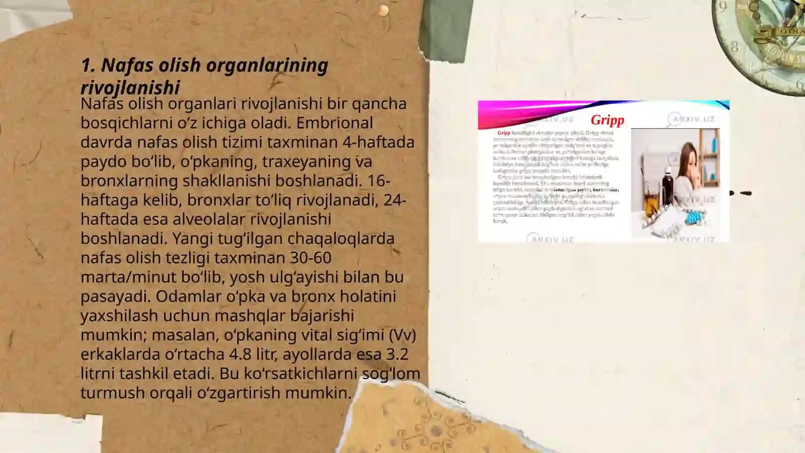 Nafas olish sistemasining yoshga xos xususiyatlari 3