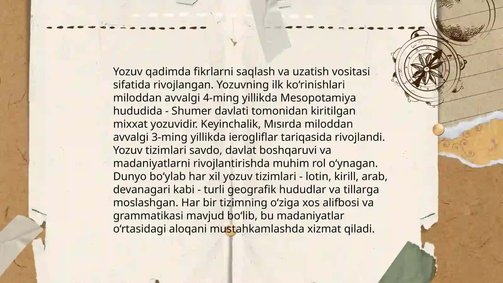 Yozuv tarixi 3