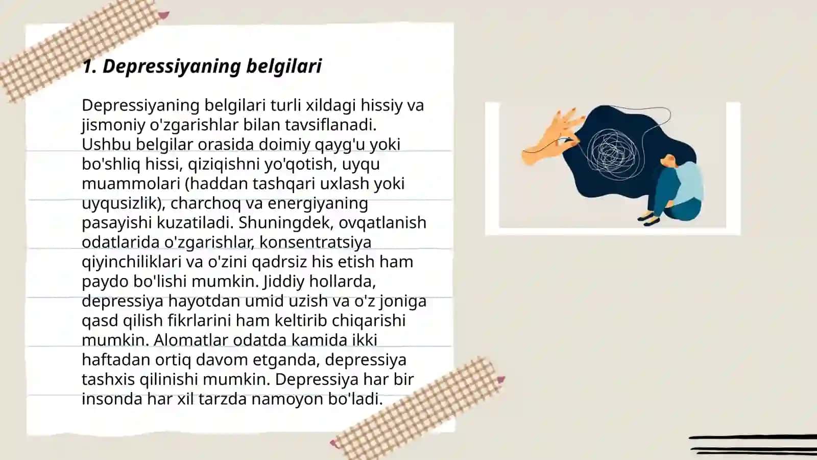 Depressiya va siusid 3