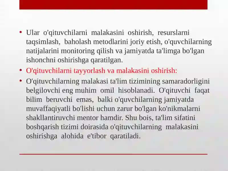 GLOBAL TA'LIM SIFATINI BOSHQARISH TIZIMLARI 3