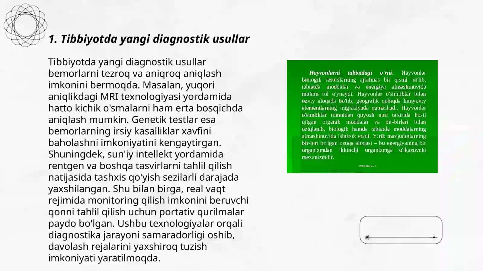 Tibbiyotda yangi diagnostik usullar 3