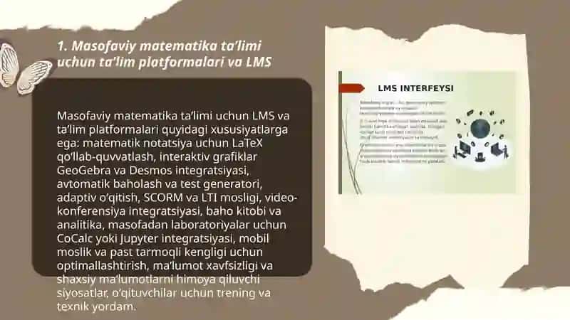 Matematika va informatika fanidan masofaviy o'qitish tizimi 3