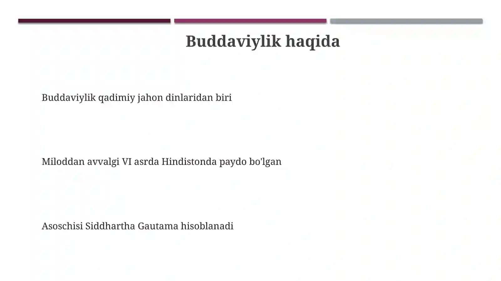 Buddaviylikdini 3