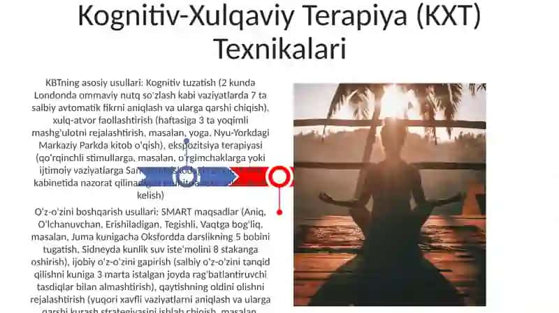 Kognitiv-Xulqaviy Terapiya (KXT) Texnikalari 3