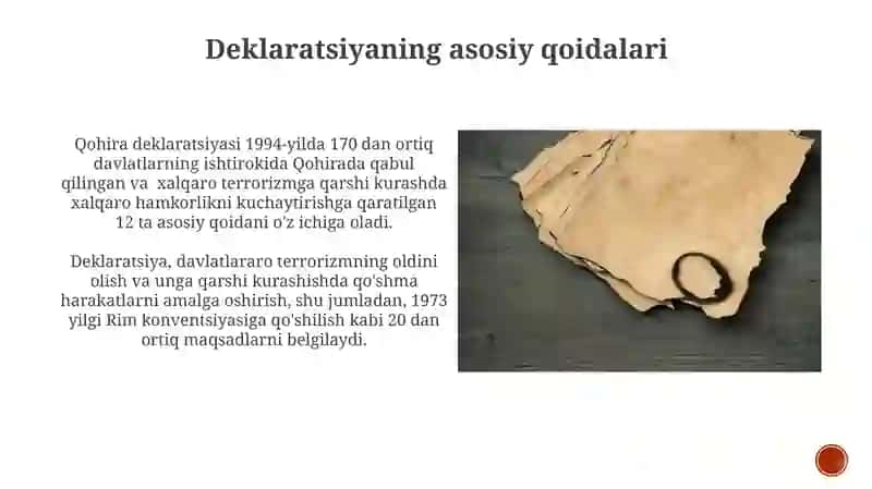 Qohira Deklaratsiyasi 3