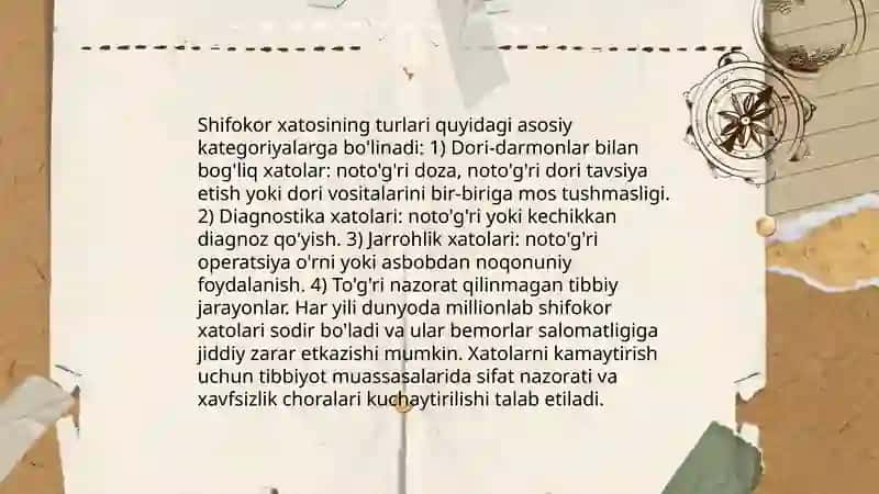 Shifokor xatosi. Latrogenez 3