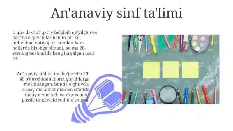 Ta'limni tashkil etish shakllari 3