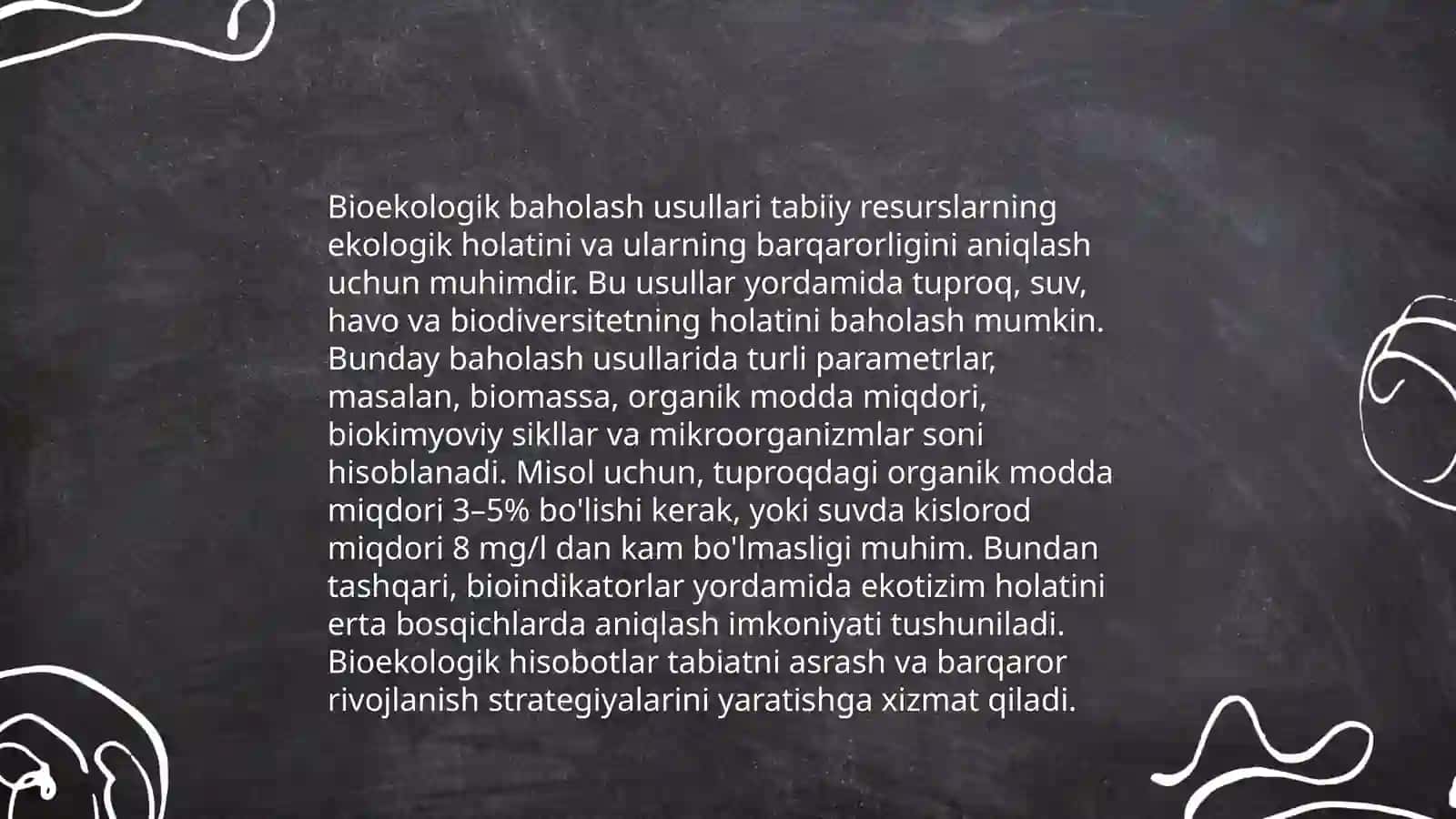 Bioekologik baholash va nazoratlash 3