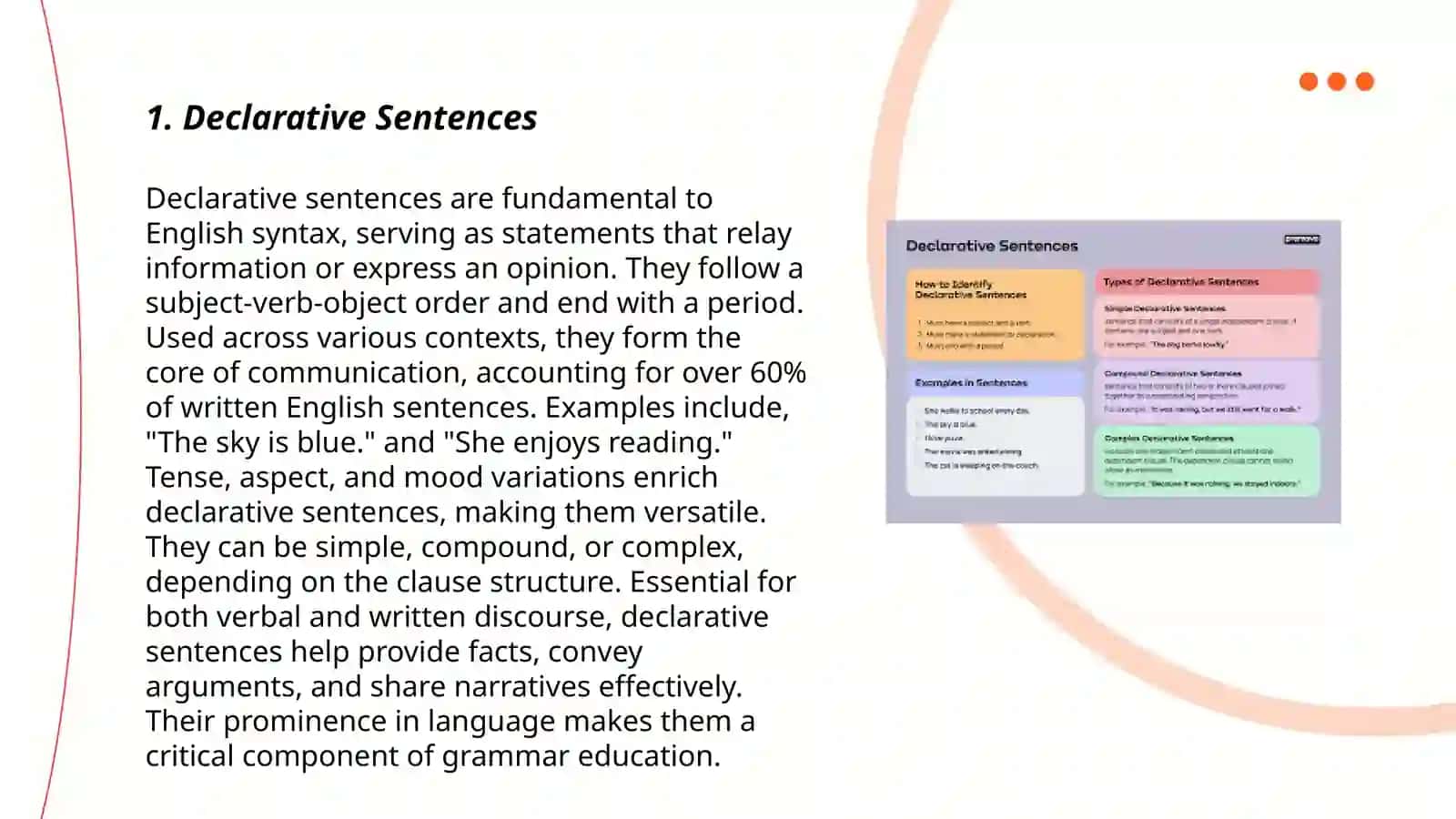 Types of sentences (hukm turlari) 3