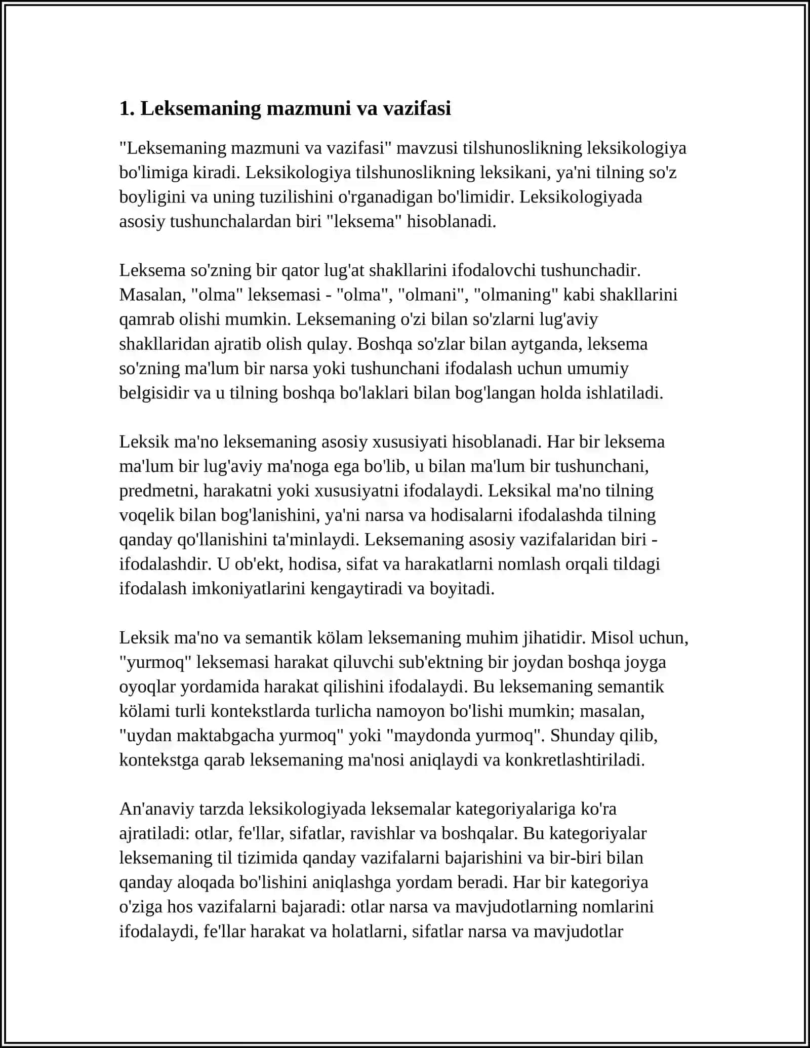 LEKSEMANING MAZMUNI VA UNING TARKIBI 3
