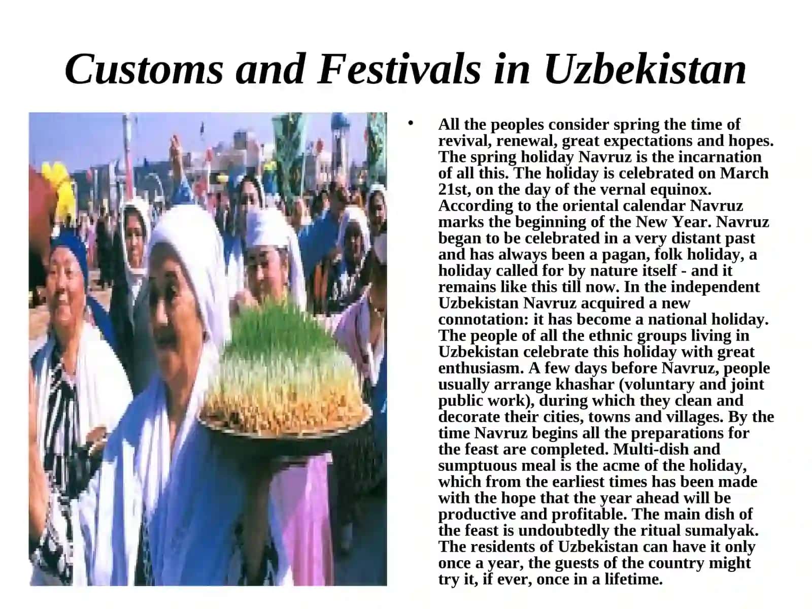 Customs and Festivals in Uzbekistan 3