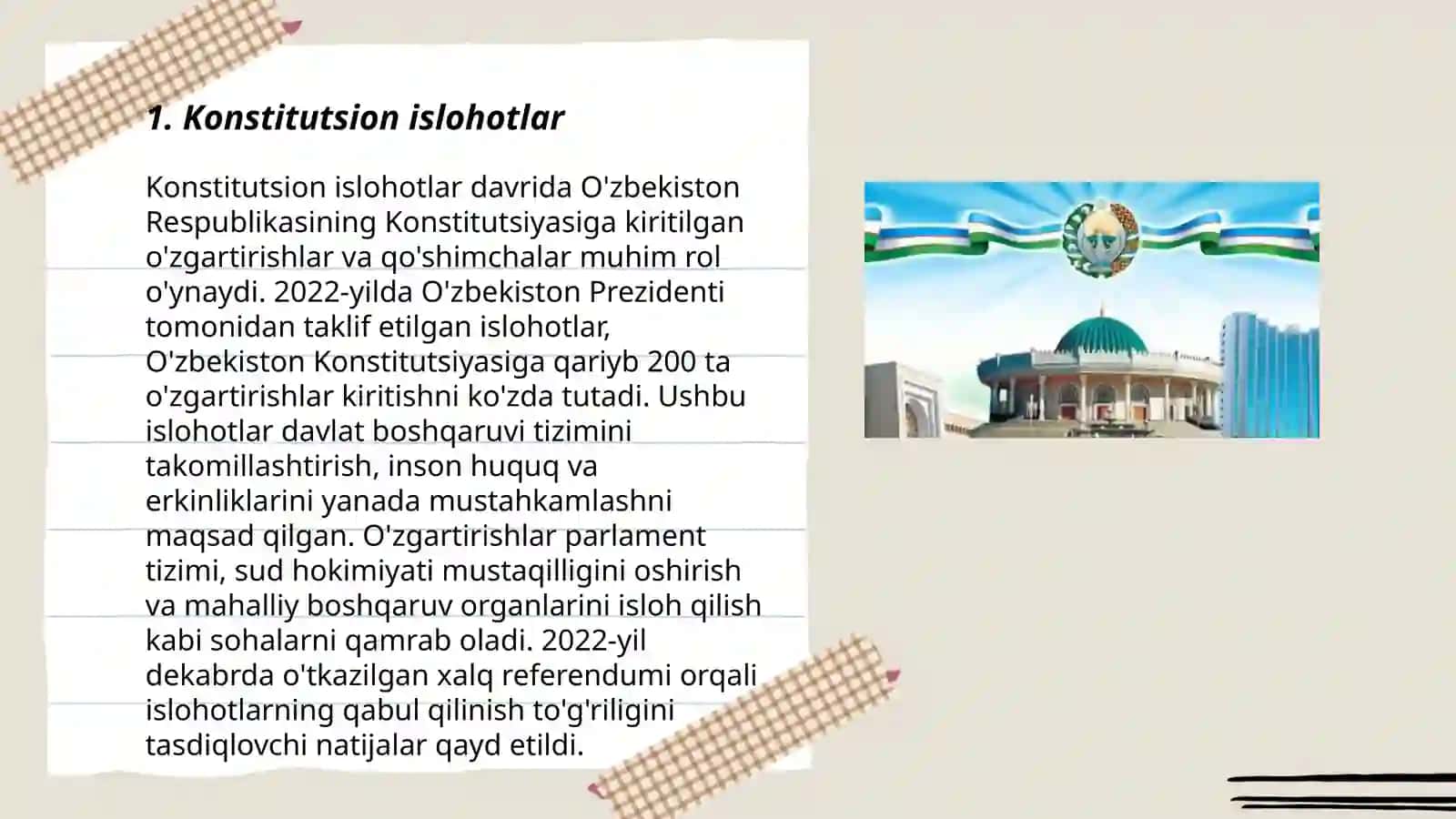 Konstitutsion islohotlar 3