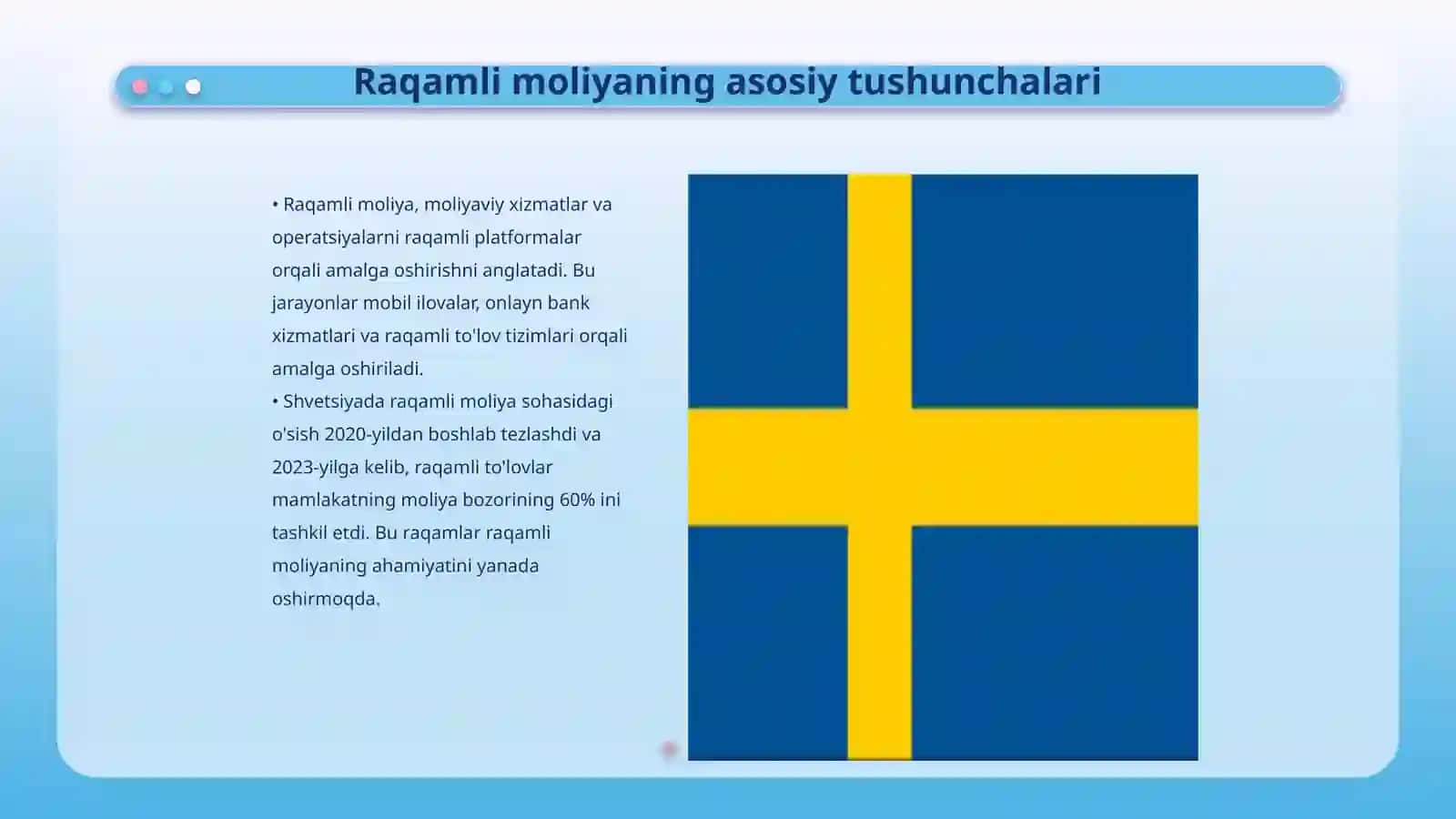Shvetsiya davlatining raqamli moliyasi 3