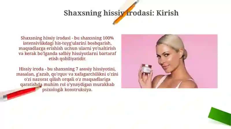 Shaxsning hissiy irodasi 3