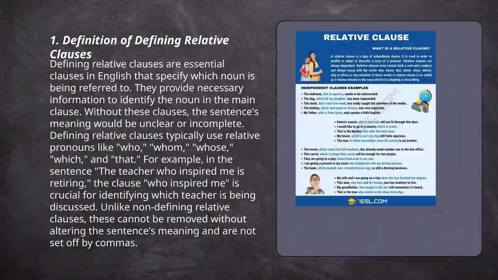 Defining Relative Clauses 3