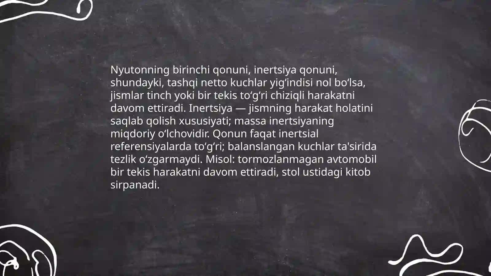 Nyutonning qonunlari.Massa va kuch 3