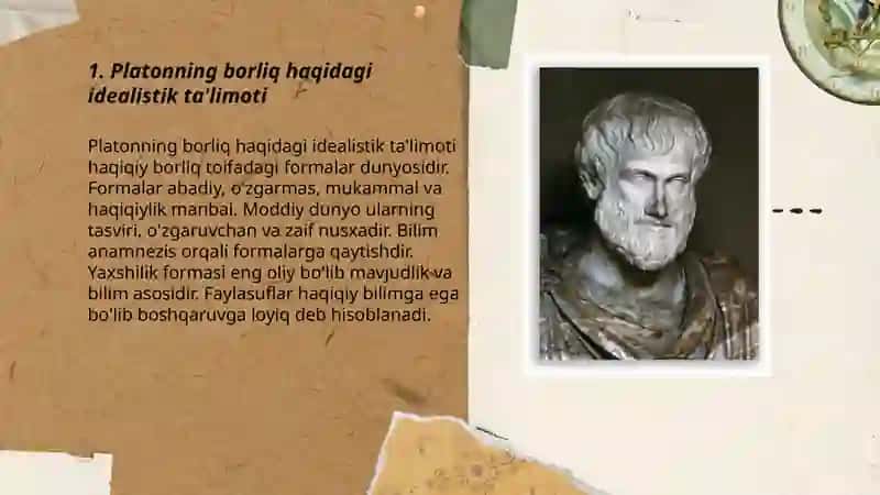 Platonning borliq haqidagi idealistik ta'limoti 3