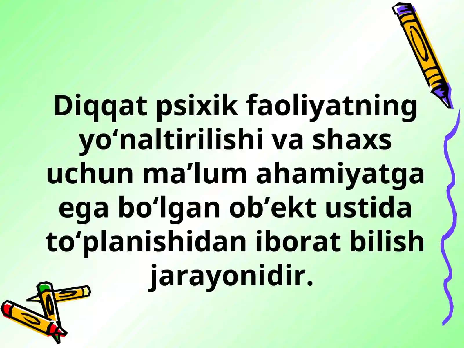 Diqqatning asosiy xususiyatlari 3