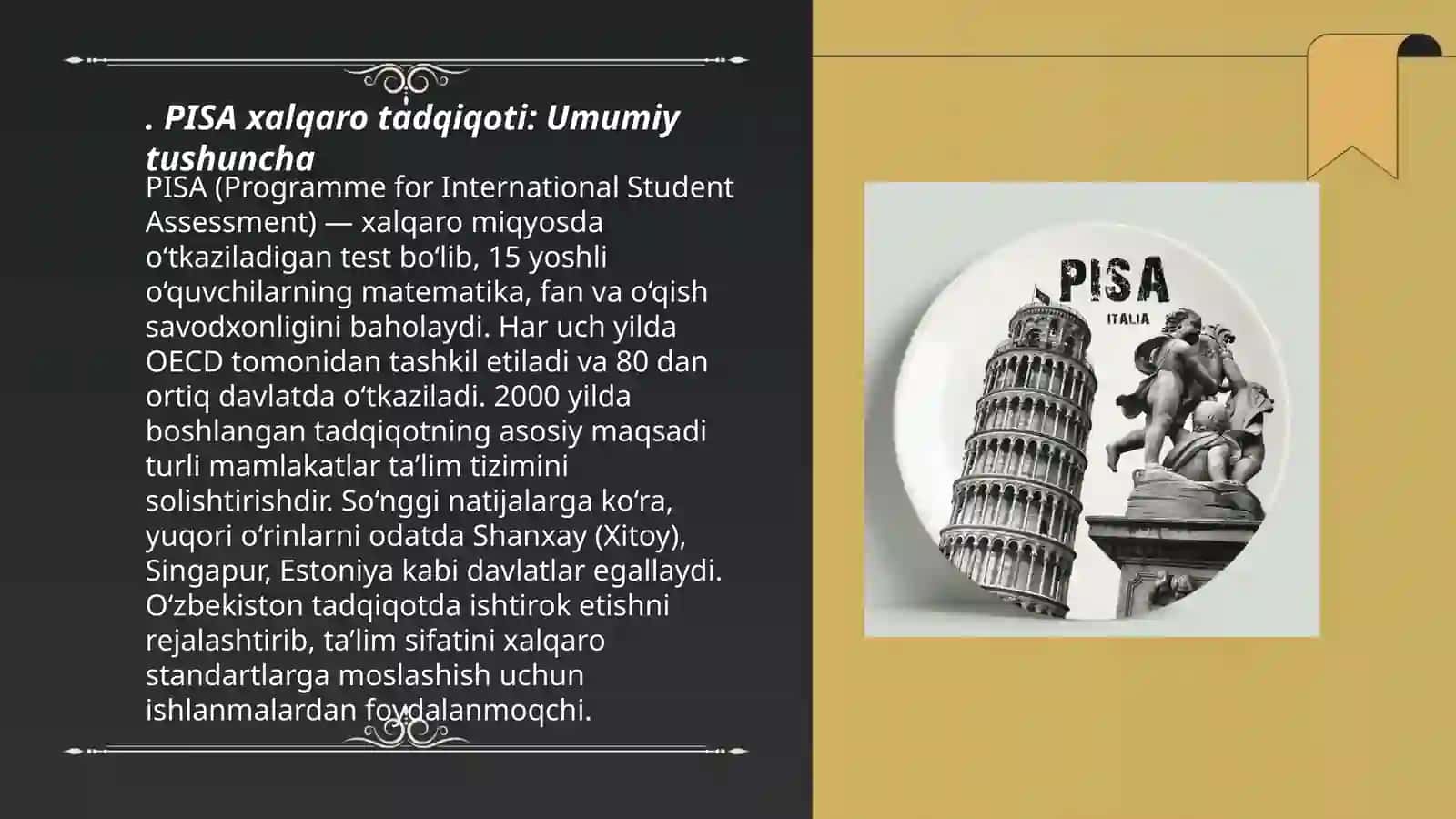 PISA xalqaro tadqiqoti 3