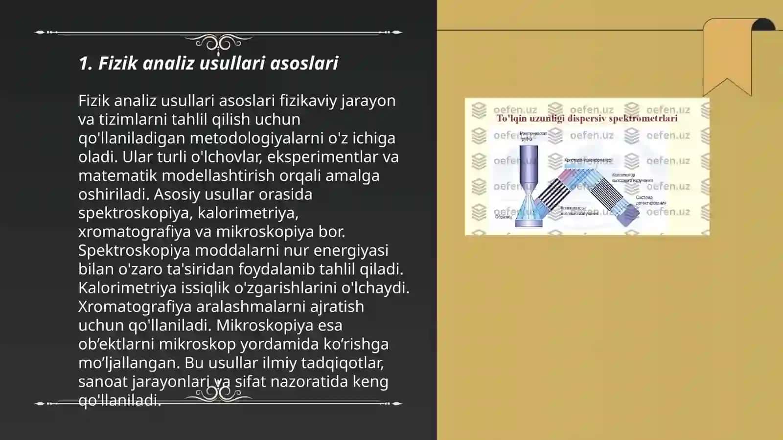 Fizik kimyoviy analiz usullari 3