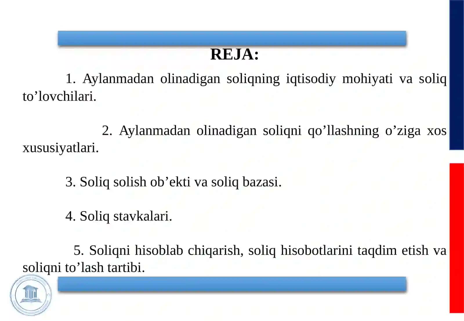 Aylanmadan Olinadigan Soliq 3