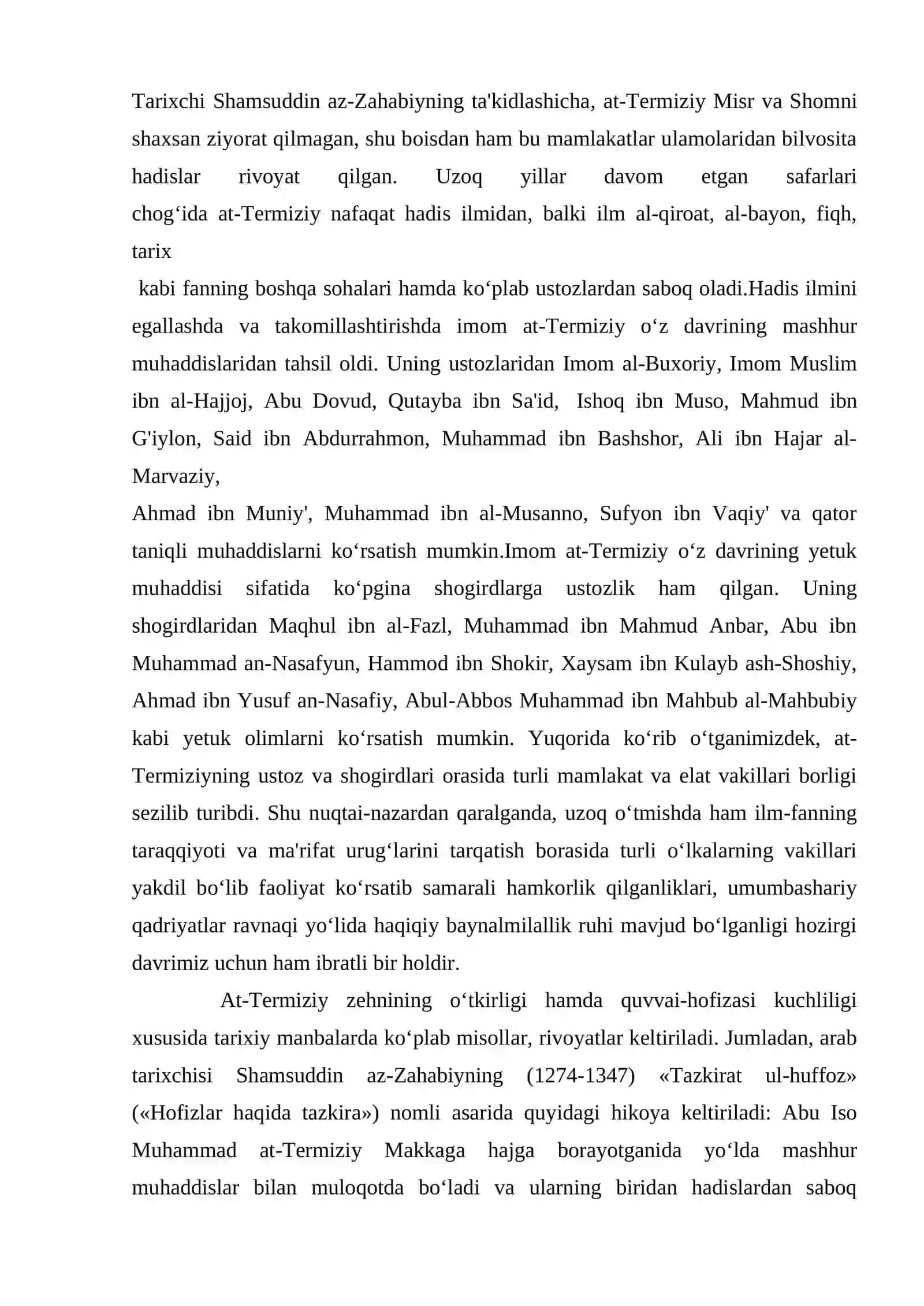Abu Iso at-Тermiziy, Al-jomi' as-sahiyh 3