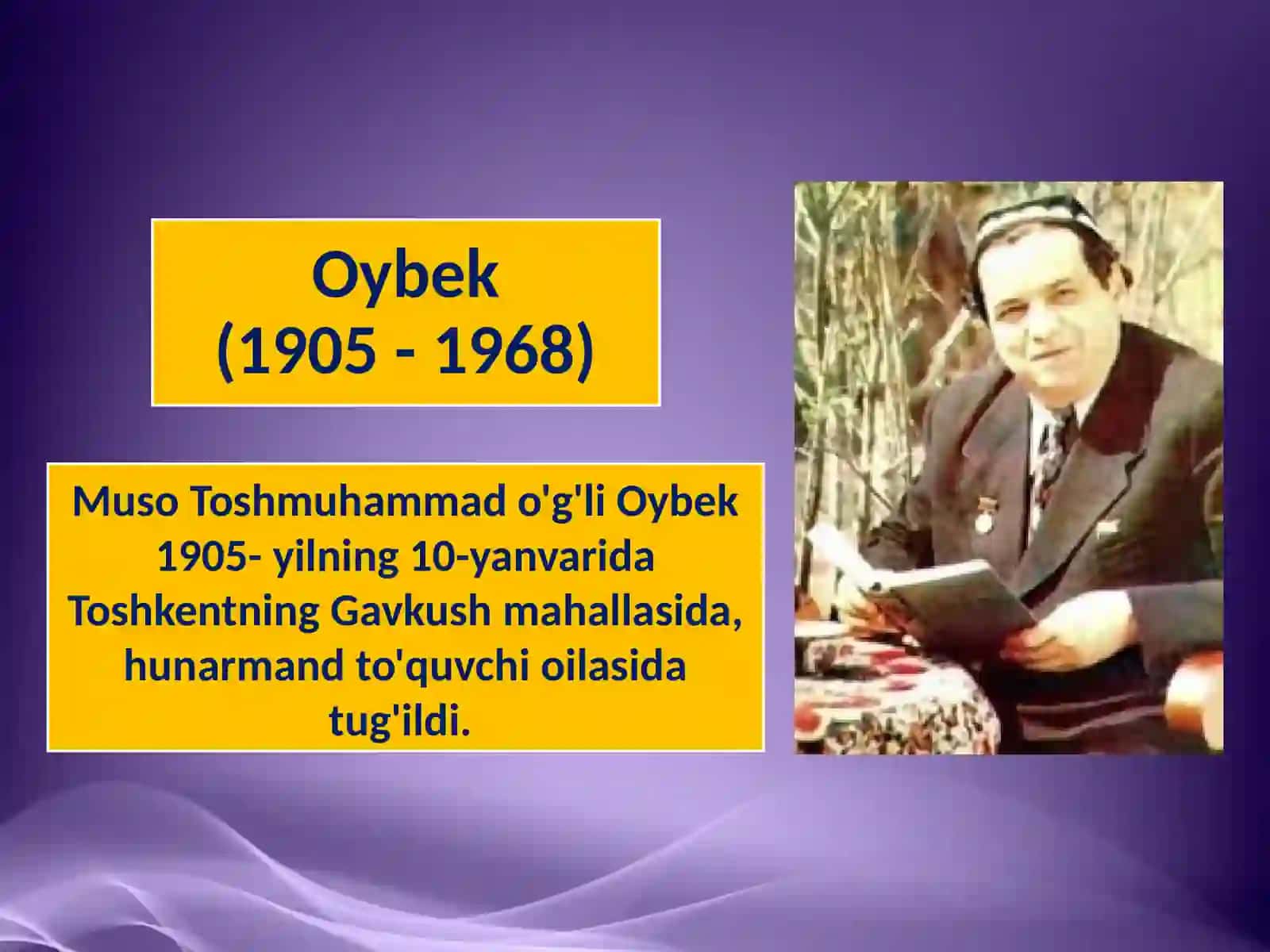 Oybek lirikasi 3