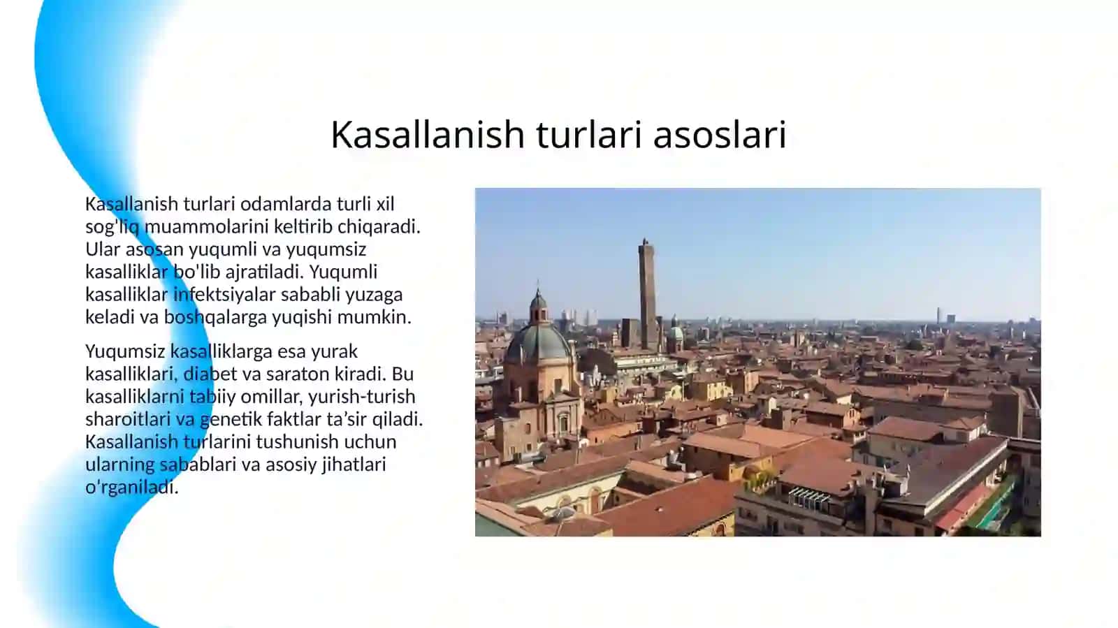 KASALLANISH TURLARI, UNI OʻRGANISH USULLARI 3